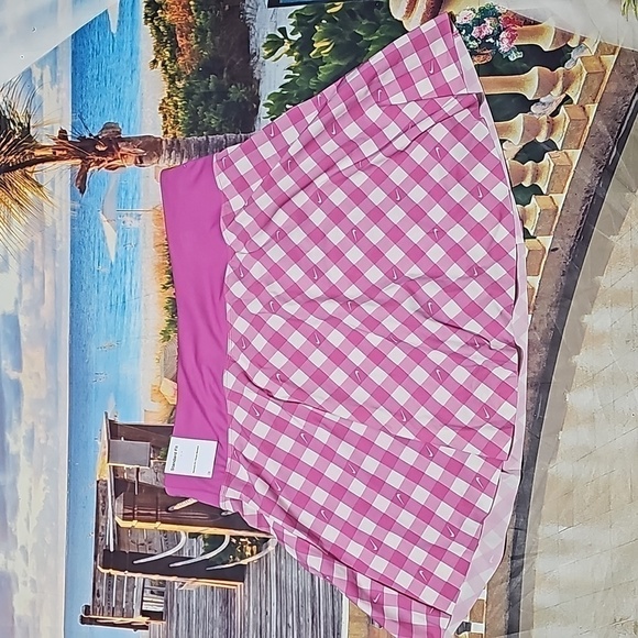 Nike Pink Checkered Skort Size XL NWT - Picture 8 of 9